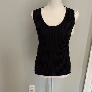 Sharon Young Black Knit Top - Size XL